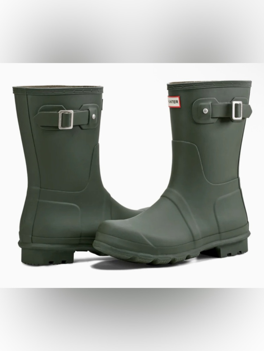 New Hunter Men’s Original Short Rain Boots Men’s US 9 = Women’s US 10 ,EUR 42